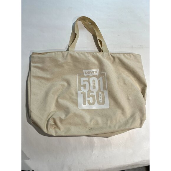 Levi's Haus of Strauss Tote Bag in Cream - Picture 2 of 5